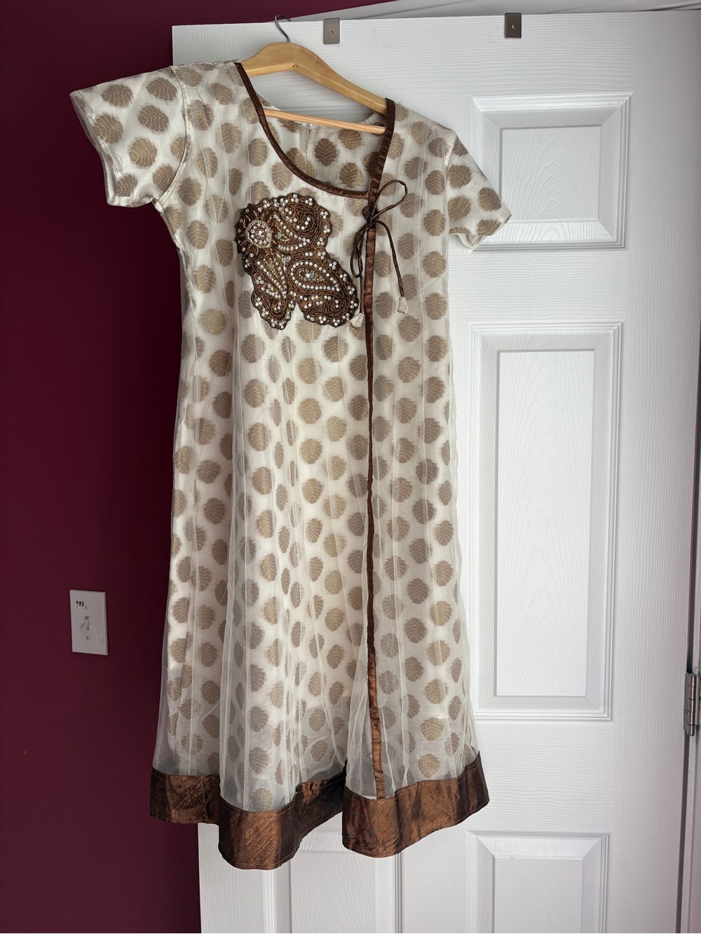 Women's Size 40 Indian Dress - Picture 4 of 7